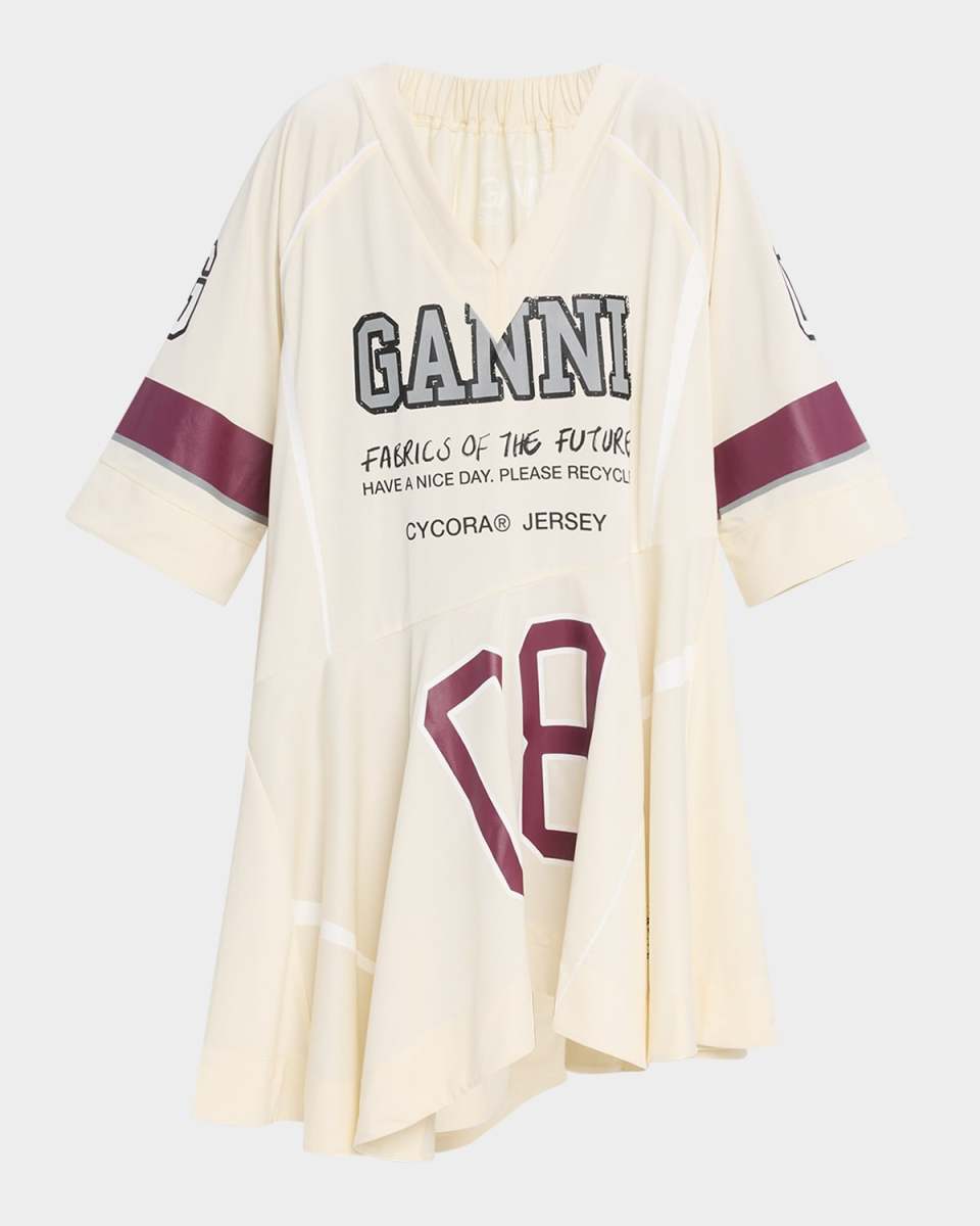 Oversized Jersey Mini Dress